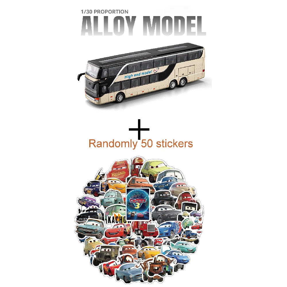 Gold Double-Decker Bus Model 1:30 Scale 9 Gold Double-Decker Bus Model 1:30 Scale - Image 9