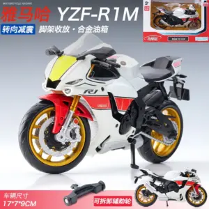 Yamaha YZF-R1M Motorcycle Model 1/12 Scale 18 Sab9aad6d83ab41f6923898e52985f4320
