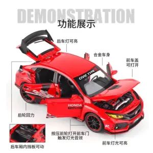 1:32 Scale Honda Civic Type-R Diecast Model 8 Saba47f269eaf44cf8dde115558b3cb85N