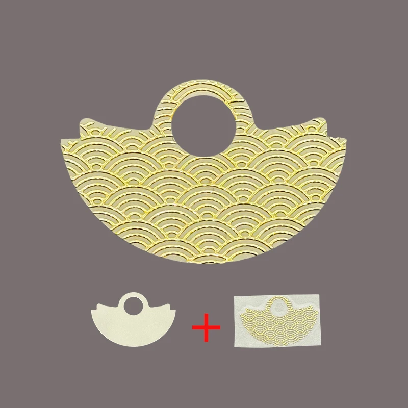 NH35/36/38 Stainless Steel Wave Pattern Watch Movement Patch 8 NH35/36/38 Stainless Steel Wave Pattern Watch Movement Patch - Image 8