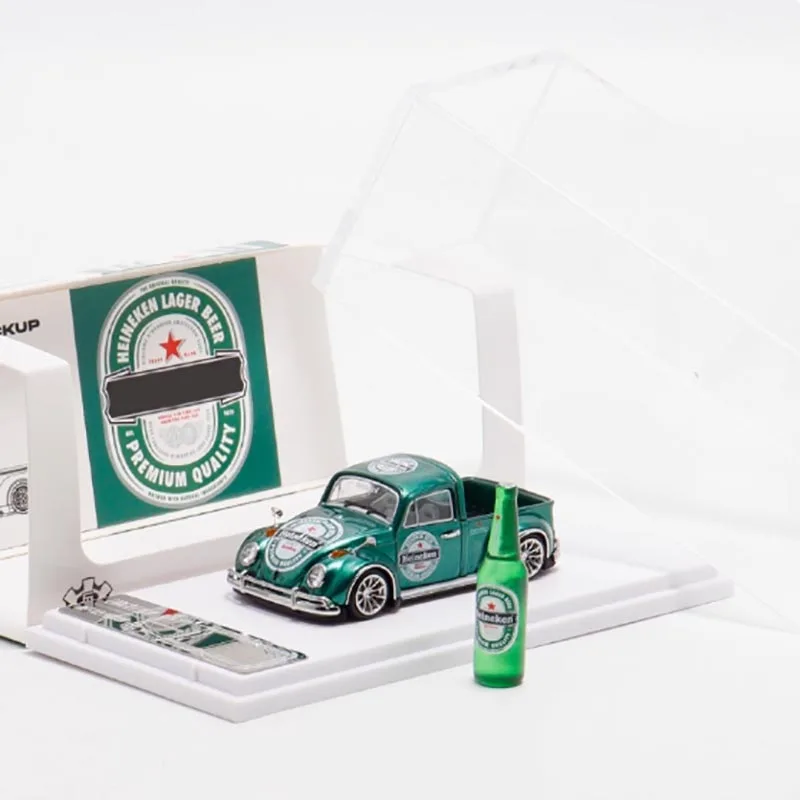 Vibrant Blue and Orange Diecast Pickup Model 3 Vibrant Blue and Orange Diecast Pickup Model - Image 3