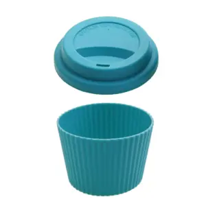 Silicone Cup Sleeve and Lid Set for 8.5-9 cm Cups 16 Sabdb1a43a2b44c909120210db980da850