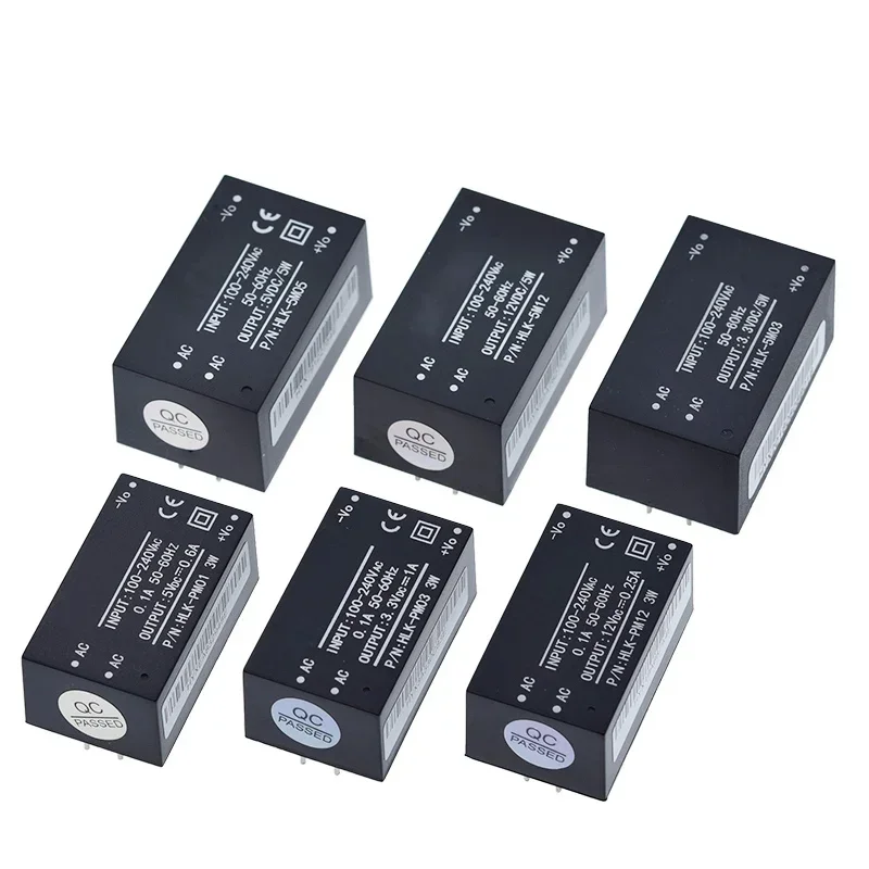 AC/DC Power Supply Module 5V/3.3V/12V Compact Black 2 AC/DC Power Supply Module 5V/3.3V/12V Compact Black - Image 2