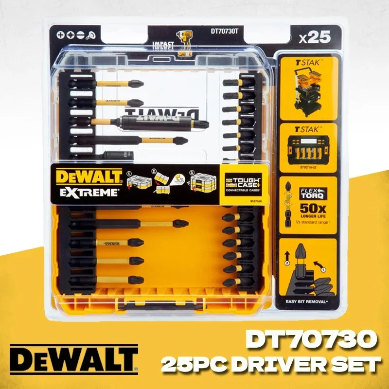 DEWALT 25-Piece Impact-Driven Screwdriver Set 1 DEWALT 25-Piece Impact-Driven Screwdriver Set