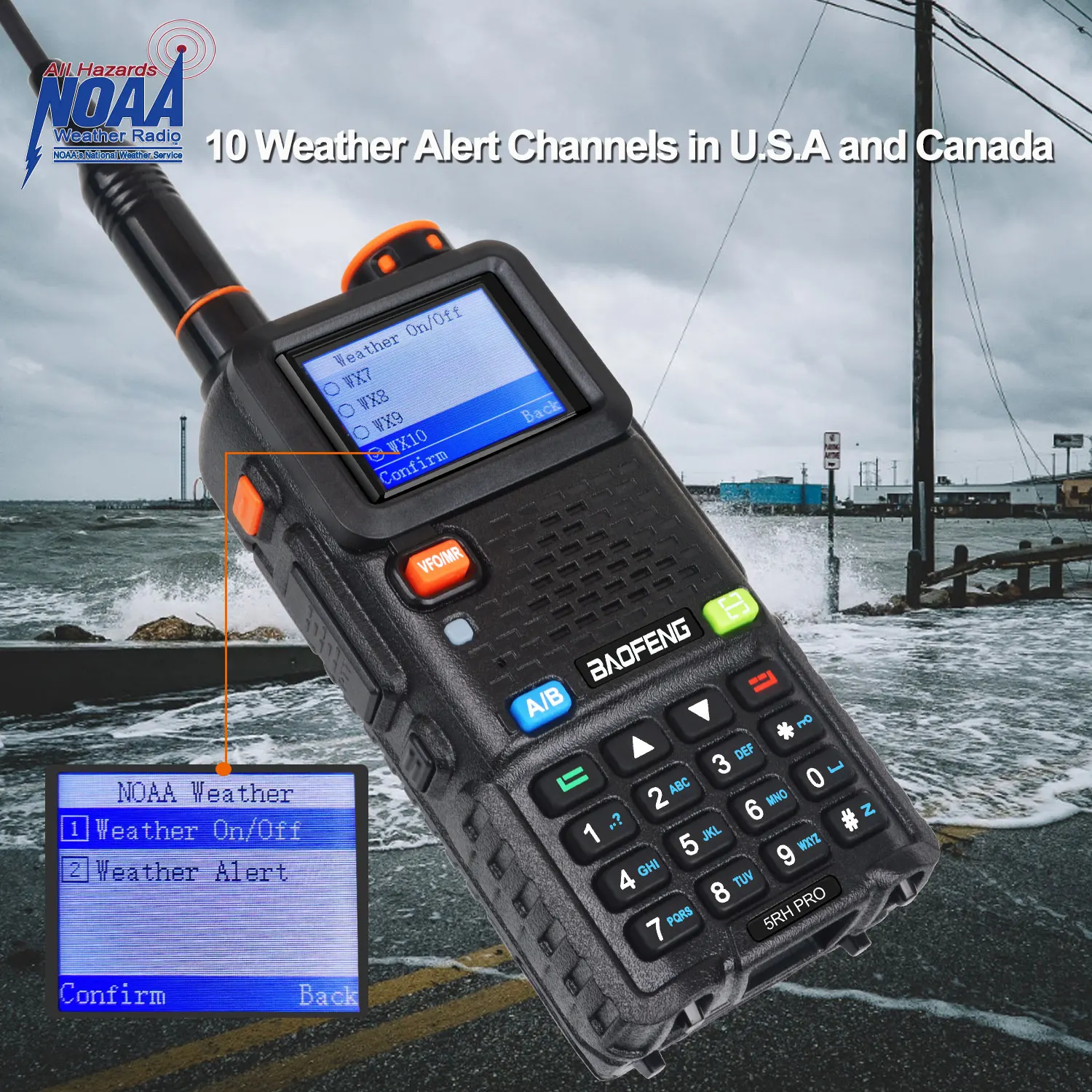 Baofeng 5RH PRO Dual-Band Radio with GPS 5 Baofeng 5RH PRO Dual-Band Radio with GPS - Image 5