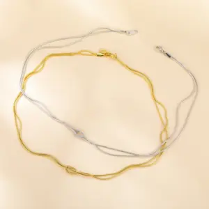 Stainless Steel Double Snake Necklace 13 Sac31ce5f9e31410898aeb55ee9d2fe1bt