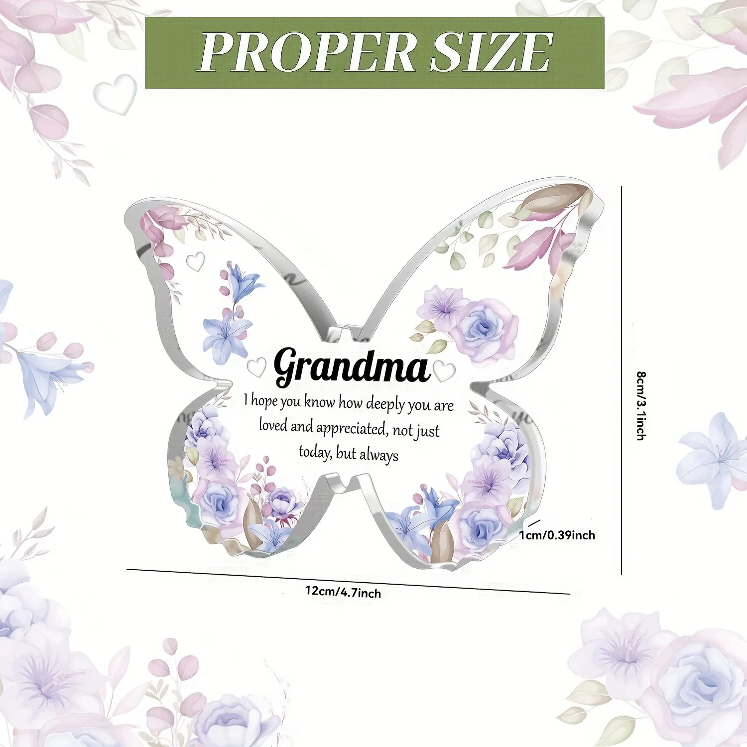 Elegant Butterfly Gift for Grandma 2 Elegant Butterfly Gift for Grandma - Image 2