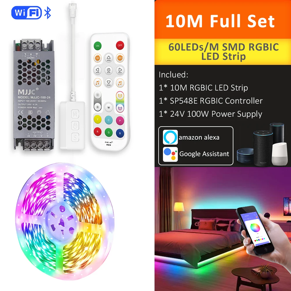 RGBIC LED Strip Light 24V 5M-20M 8 RGBIC LED Strip Light 24V 5M-20M - Image 8