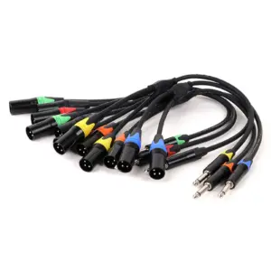 1/4 Inch TS to Dual XLR Y-Splitter Cable 15 Sac451646809b46bb92408f4a9d82dbd2r