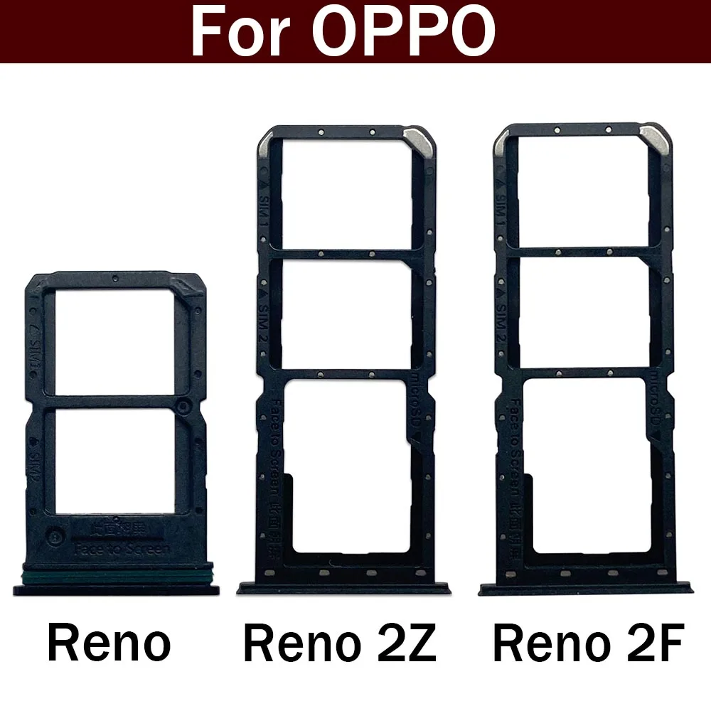 Colorful SIM/SD Card Tray Set for OPPO Reno 2F & 2Z 2 Colorful SIM/SD Card Tray Set for OPPO Reno 2F & 2Z - Image 2