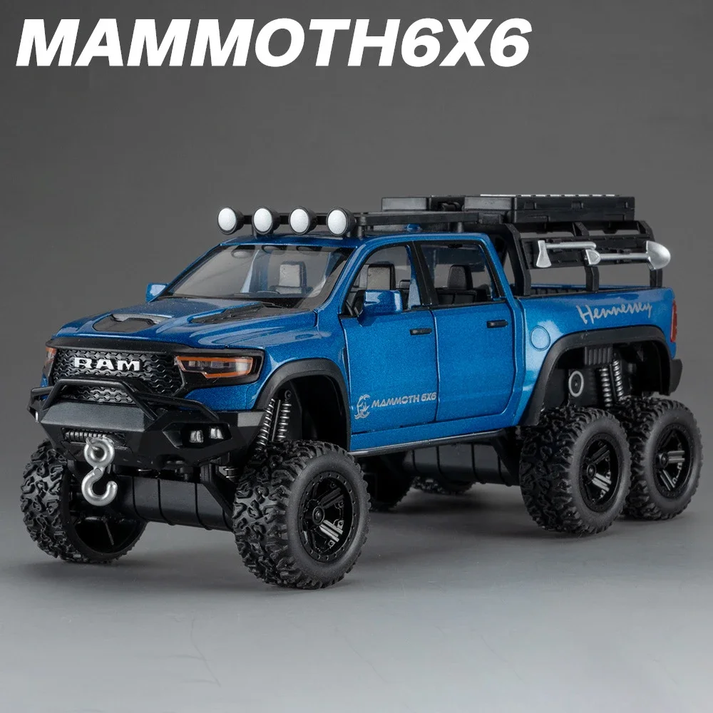 Red Dodge RAM 1500 TRX 6x6 Diecast Model 9 Red Dodge RAM 1500 TRX 6x6 Diecast Model - Image 9