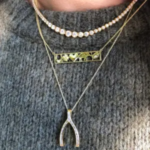 Stainless Steel Gold Wishbone Necklace JDN0308025 8 Sac64908c55c94f0c9a9c6e1ca33b1431I