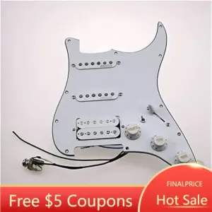 Prewired SSH Strat Pickguard with Wilkinson Alnico 5 12 Sac8cb6f1e9d74d7b9b612c0c9e6e1435U
