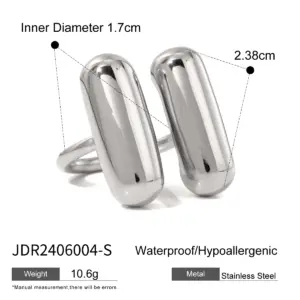 Stainless Steel Double Capsule Ring JDR2406004 14 Sac91266faefe42f4b9a2879177046cc4X