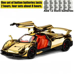 Gold Pagani Huayra Dinastia BC Diecast Model 17 Sac91298a2b7f47fb946ba523684e7829f