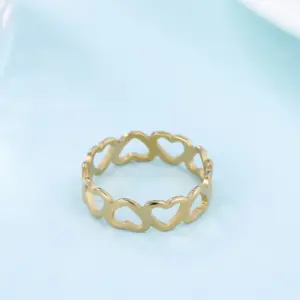 Heart-Shaped Gold Ring for Women 10 Sac99c298116e48b1ad62223cc9215c1dy
