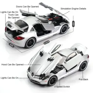 Mercedes-Benz SLR 772S 1:32 Diecast Model 11 Sacb65dc2d16d44f2a1189d5649409be7a