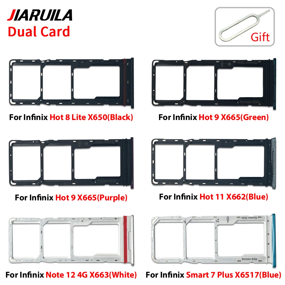 Infinix Compatible Metal SIM Tray Holder for Hot 8 Lite 5 Infinix Compatible Metal SIM Tray Holder for Hot 8 Lite - Image 5