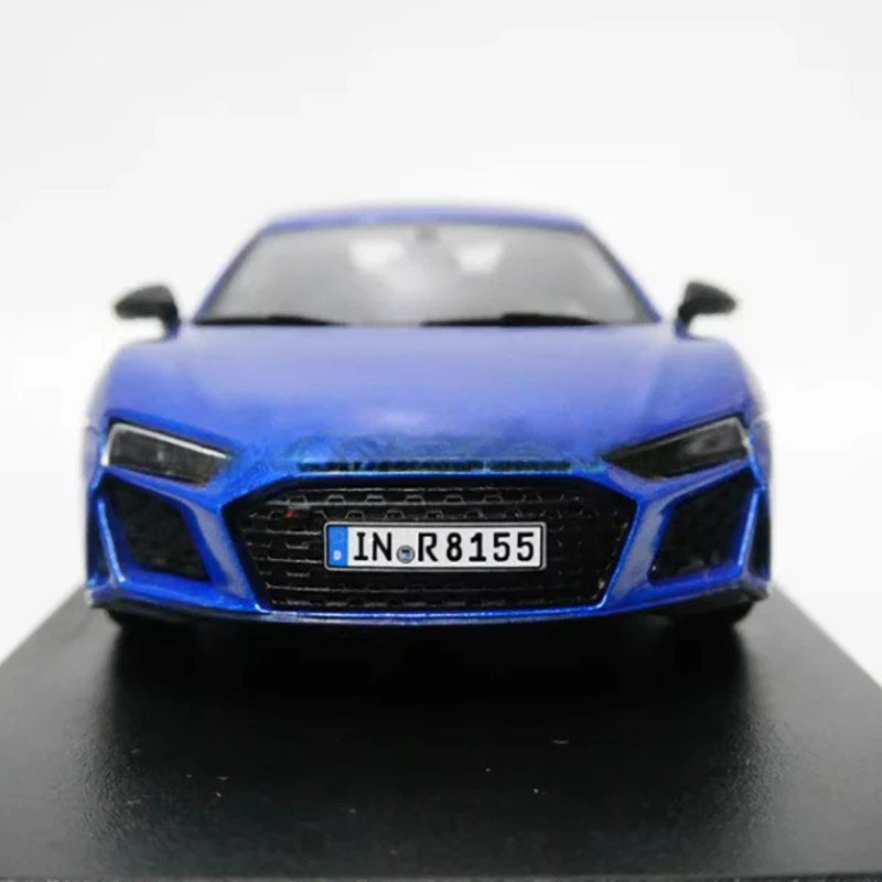 Blue Audi R8 Coupe 2019 Diecast Model 4 Blue Audi R8 Coupe 2019 Diecast Model - Image 4