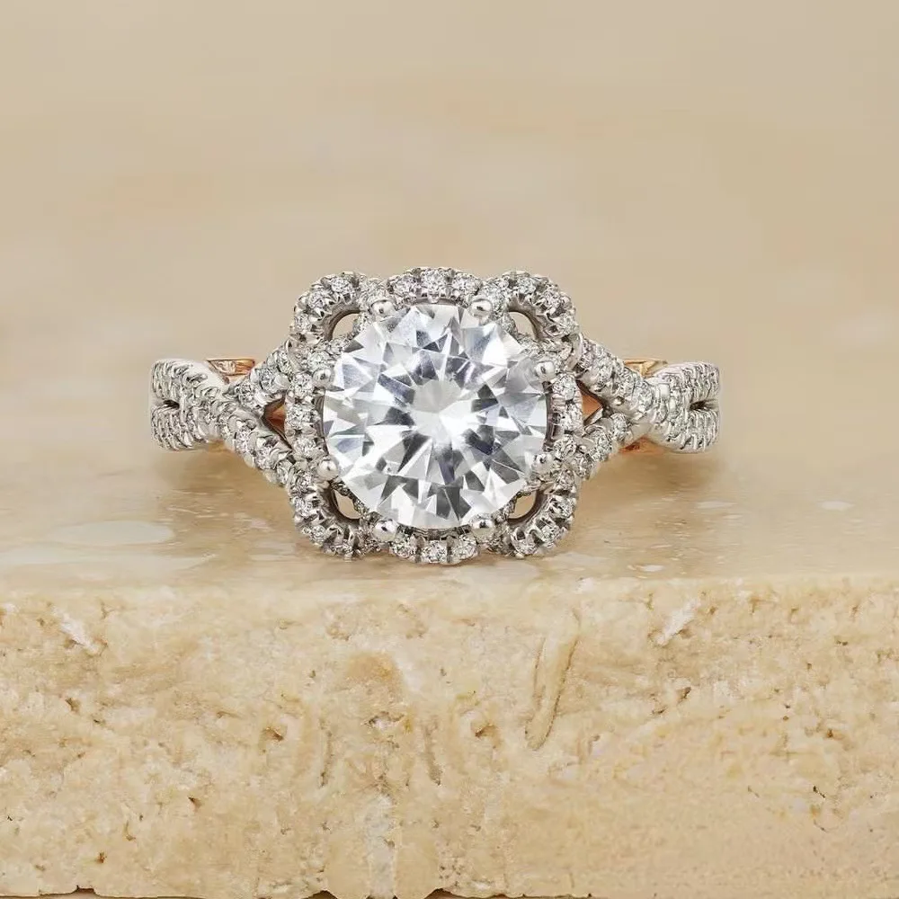 Women's Rose Gold Zircon Fashion Ring 5 Women's Rose Gold Zircon Fashion Ring - Image 5