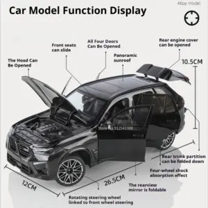 BMW X5M 1:18 Scale Die-Cast Model 11 Saceb2fa36f144f44bcd390c136c317efy