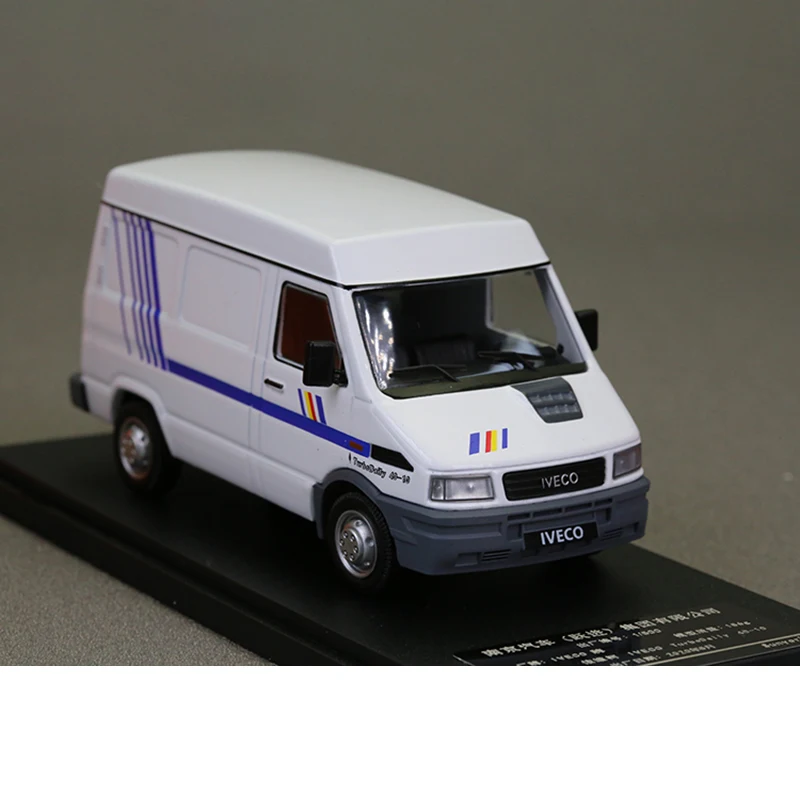 1:43 Scale White Van Model with Decals 4 1:43 Scale White Van Model with Decals - Image 4