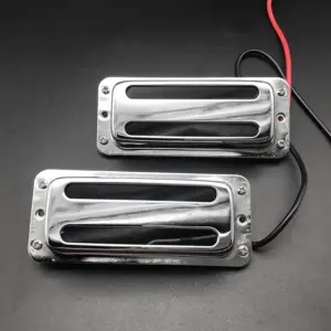 Silver Double Coil Pickup for Electric Guitar 11 Sad0630892bcf4d2b84700c6090fe43d6w