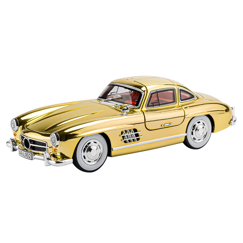 Mercedes-Benz 300SL 1/24 Die-Cast Model in Gold 5 Mercedes-Benz 300SL 1/24 Die-Cast Model in Gold - Image 5