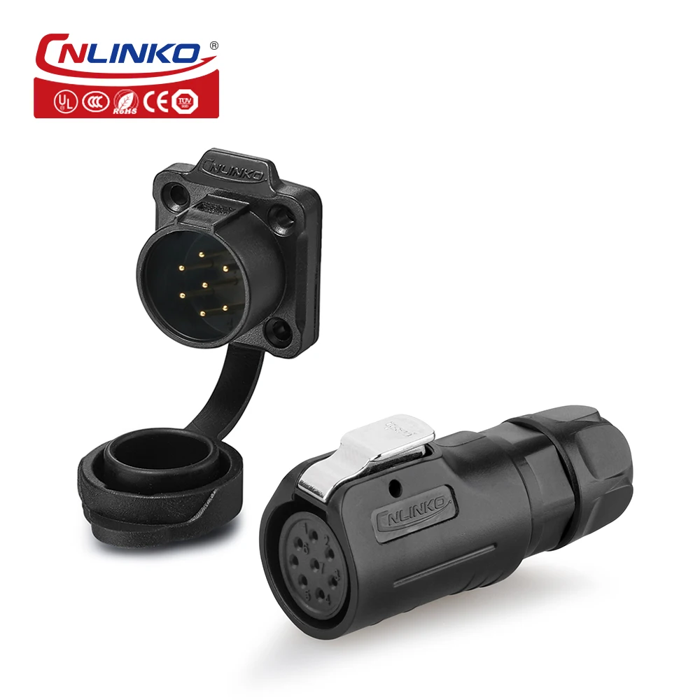 Waterproof Industrial Connector Set, 2-8 Pins 10 Waterproof Industrial Connector Set, 2-8 Pins - Image 10