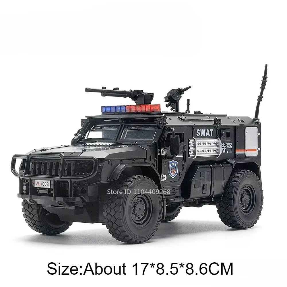 1:32 Scale SWAT Armored Vehicle Collectible 7 1:32 Scale SWAT Armored Vehicle Collectible - Image 7
