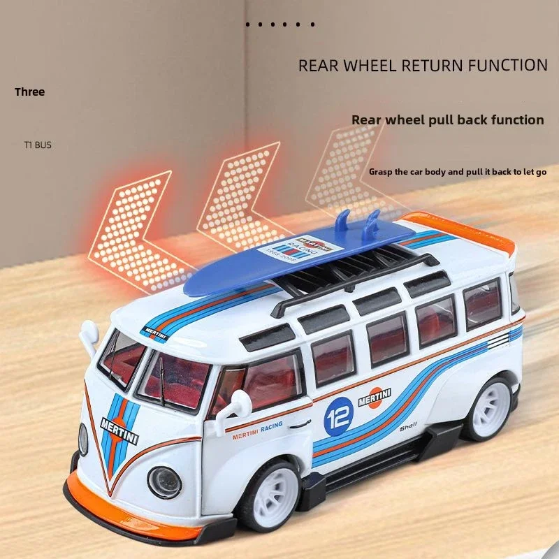 Vibrant 1:32 Scale Volkswagen T1 Mini Model 5 Vibrant 1:32 Scale Volkswagen T1 Mini Model - Image 5