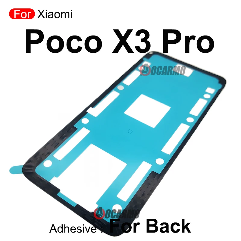 Blue Back Cover Sticker for Xiaomi Poco X3 Pro 3 Blue Back Cover Sticker for Xiaomi Poco X3 Pro - Image 3