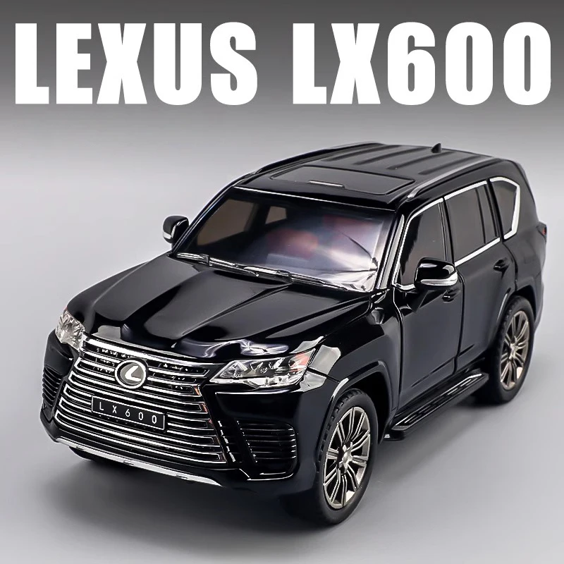 White Lexus LX600 1:24 Scale Diecast Model 6 White Lexus LX600 1:24 Scale Diecast Model - Image 6