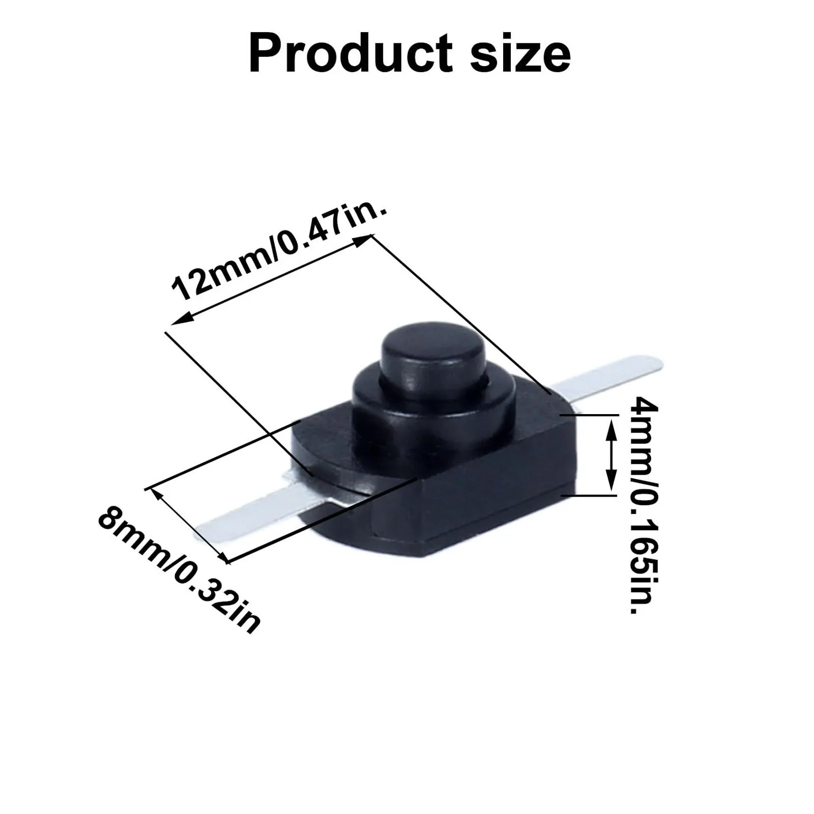 Mini Push Button Switch Set (20 pcs, 12x8mm) 2 Mini Push Button Switch Set (20 pcs, 12x8mm) - Image 2