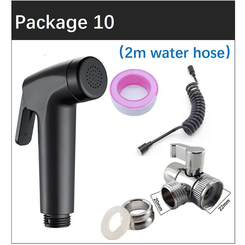 Black Handheld Bidet with G1/2" Connection 10 Black Handheld Bidet with G1/2" Connection - Image 10