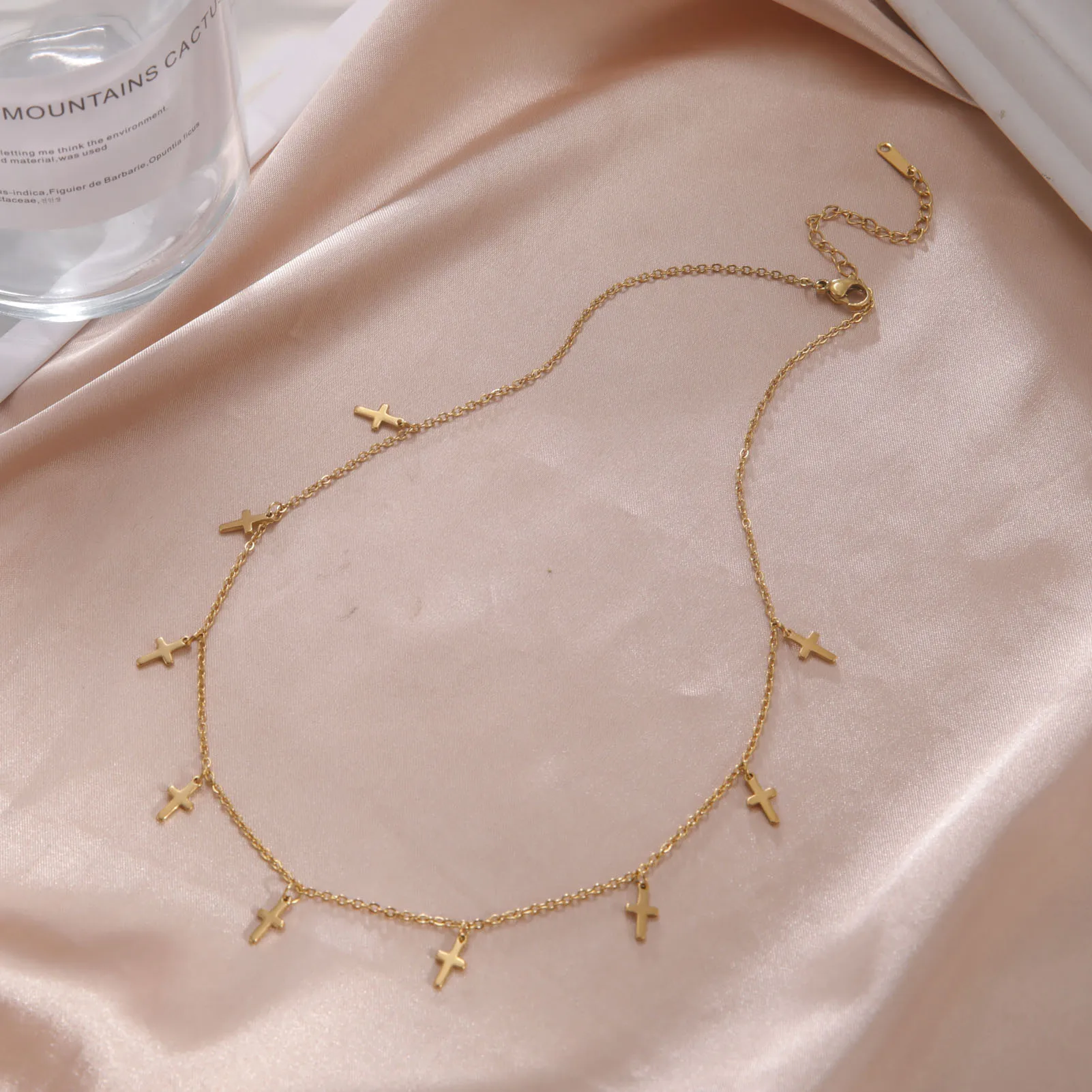 Elegant Stainless Steel Cross Necklace for Women 10 Elegant Stainless Steel Cross Necklace for Women - Image 10