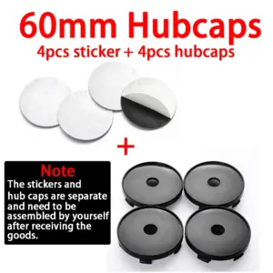 Stylish 4-Piece Wheel Hub Cap Set for Vehicles 14 Sadc3845fcc034fcb974b8f754ba33f42P 2