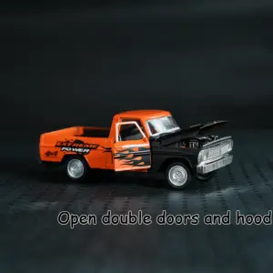 Vibrant Orange 1:22 Die-Cast Pickup Truck Model 10 Sadd2254c1dcf4eec971cb561e5674466h
