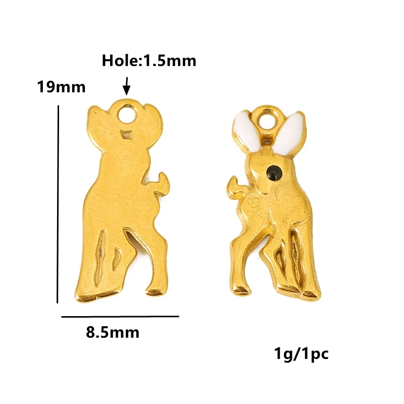 Colorful Stainless Steel Charm Set for DIY Jewelry 9 Colorful Stainless Steel Charm Set for DIY Jewelry - Image 9