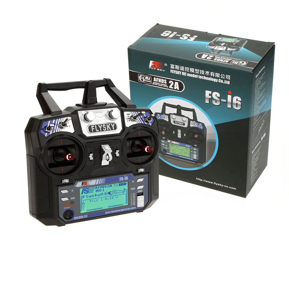 Flysky FS-i6 Rc Transmitter with 6 Channels 6 Flysky FS-i6 Rc Transmitter with 6 Channels - Image 6