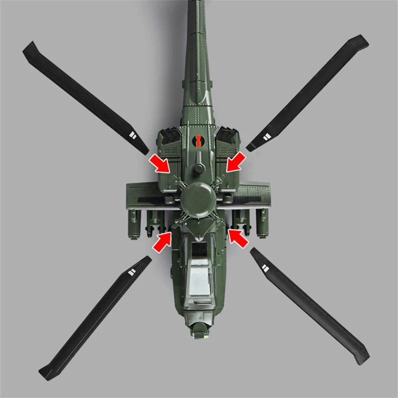 AH-64 Apache Helicopter Model 1:64 Scale 3 AH-64 Apache Helicopter Model 1:64 Scale - Image 3