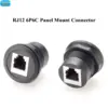 RJ12 Panel Mount Connector for Telecoms
