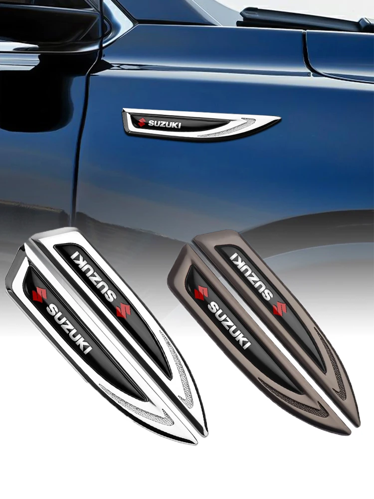 Suzuki 14.7cm x 2.6cm Alloy Side Fender Badges 6 Suzuki 14.7cm x 2.6cm Alloy Side Fender Badges - Image 6