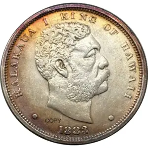Vintage Kalakaua I Coin Replica for Collectors