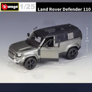 Land Rover Defender 110 1:24 Diecast Model Black 10 Sae20af2cfd28479e9cffec383c297900E