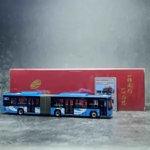 Vibrant Blue Beijing Bus Model for Collection 13 Sae28917b325841f9bf26a179fcb669ffW
