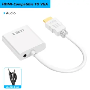 HDMI to VGA Adapter for Laptops and Projectors 16 Sae297a9337aa409480faabb30ad6b101t