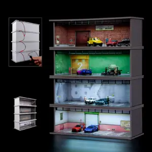 1/64 Scale Multi-Level Vehicle Display Case