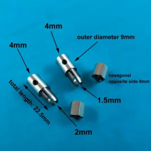 Stainless Steel RC Coupling Set 4-2mm & 4-1.5mm 13 Sae62a303458b447aa233c5783c7bb697M