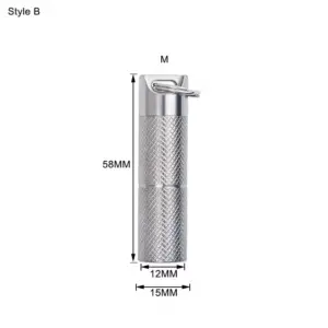 Titanium Alloy Travel Pill Box - Multiple Sizes 16 Sae6bfe2cc024458381b7972a9bdc334cE